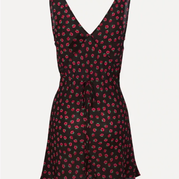 Réalisation Par The Isabelli Dress in Rosalita Silk Floral Rose Print Dress XL - Picture 2 of 2